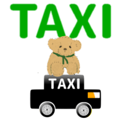 [LINEスタンプ] taxi driver3(Engligh version)