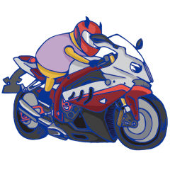 [LINEスタンプ] Ready To Ride