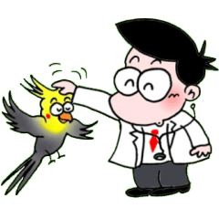 [LINEスタンプ] Uro Dr.Bird's humor