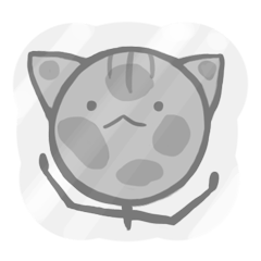 [LINEスタンプ] Dried wood cat