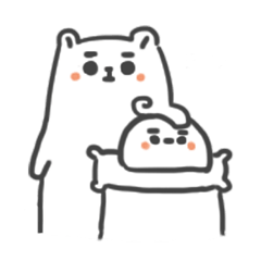 [LINEスタンプ] BossBear and small Thing