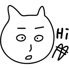 [LINEスタンプ] Cat Go Down