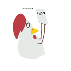 [LINEスタンプ] graduate chicken