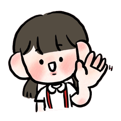 [LINEスタンプ] Pigtail Keemyull