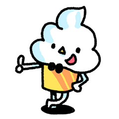 [LINEスタンプ] Mr. Ice Cream : HappyLifeの画像（メイン）