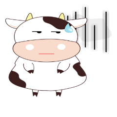 [LINEスタンプ] cow cow moo~