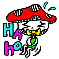 [LINEスタンプ] mushroom's lifestory