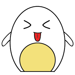 [LINEスタンプ] QQ egg