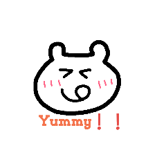 [LINEスタンプ] かわいいくまの生活