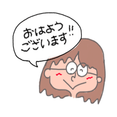 [LINEスタンプ] 女の人_日常stamp