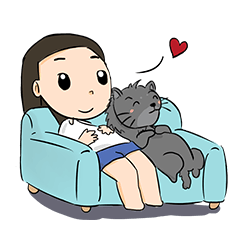 [LINEスタンプ] Lovely Cat TaRo ＆ me