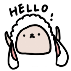 [LINEスタンプ] meil sheep's talk