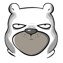 [LINEスタンプ] Gap Moe Bear