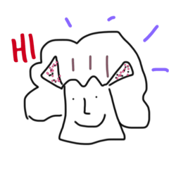 [LINEスタンプ] Face talk11 show feelings