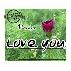 [LINEスタンプ] Hello Lovely you