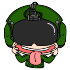 [LINEスタンプ] Army Aviation Pilot part2