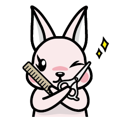 [LINEスタンプ] 美容室のリアンちゃん