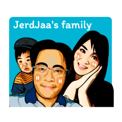 [LINEスタンプ] JerdJaa's family