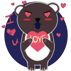 [LINEスタンプ] bear babe