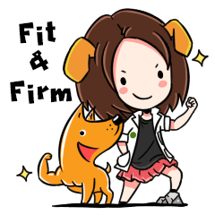 [LINEスタンプ] Dog Fit Firm by Dr.Tip