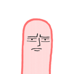 [LINEスタンプ] sausage lip man2