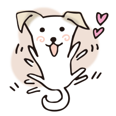 [LINEスタンプ] ミックス犬「ふたば」