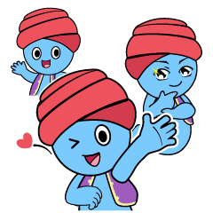 [LINEスタンプ] Jeenee The Friendly Jinn