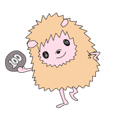 [LINEスタンプ] ハリネズミちゃん