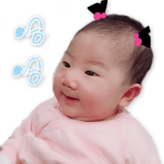 [LINEスタンプ] HELLO HELLO baby girl