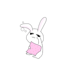 [LINEスタンプ] ゆるっとうさぎのジス