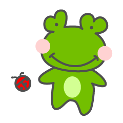 [LINEスタンプ] frog^^