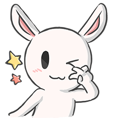 [LINEスタンプ] craz rabbit