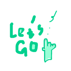 [LINEスタンプ] Green word