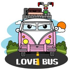 [LINEスタンプ] Love BUS (Thailand)