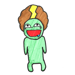 [LINEスタンプ] Green Mash