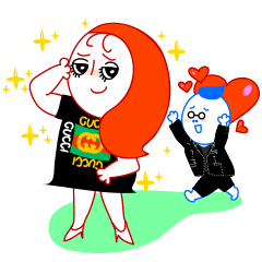 [LINEスタンプ] Perfect Her/Him