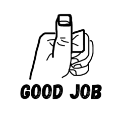 [LINEスタンプ] Good Good job