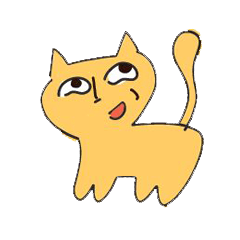 [LINEスタンプ] The Dumbfounded Cat