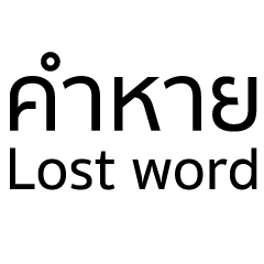 [LINEスタンプ] Lost word