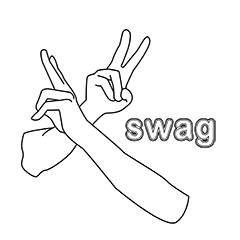 [LINEスタンプ] swag_chuid