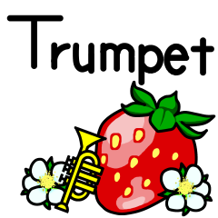 [LINEスタンプ] Let's go Trumpet！ (English Edition)
