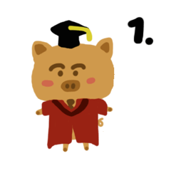 [LINEスタンプ] I'm Dr. PIG