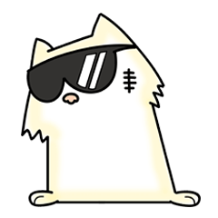 [LINEスタンプ] Crafty Cat