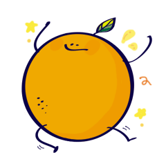 [LINEスタンプ] oranGe by A suainn