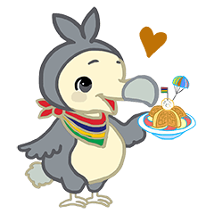 [LINEスタンプ] DoDo Bird Dessert Paradise