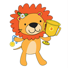 [LINEスタンプ] SenseMath Lion