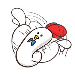 [LINEスタンプ] new sticky rice sausage