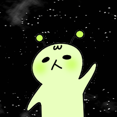 [LINEスタンプ] 宇宙を征服した異星人