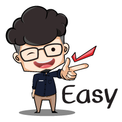 [LINEスタンプ] Mr.Easy 2018