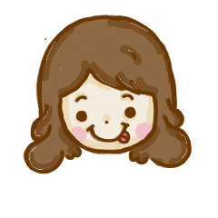 [LINEスタンプ] curl hair girl